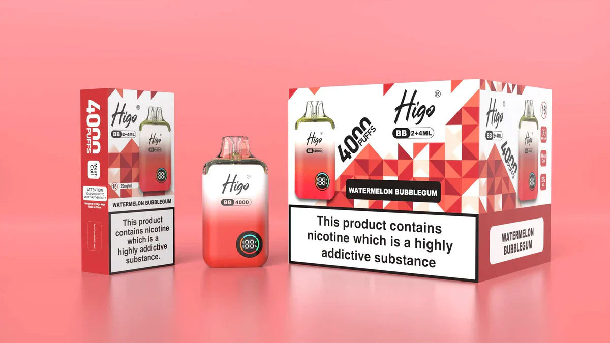Higo BB Watermelon Bubblegum Prefilled Pod Vape Kit