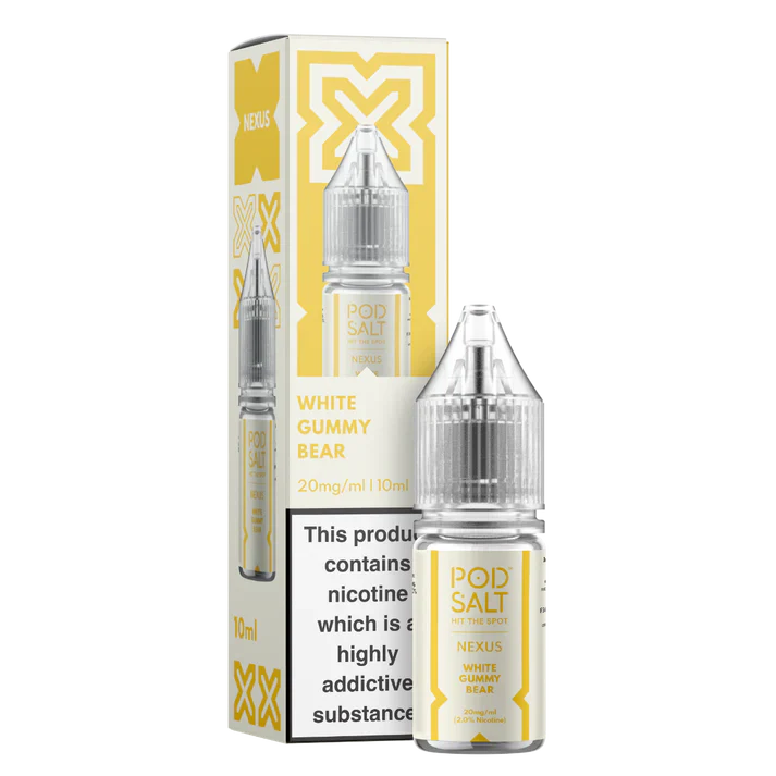 Pod Salt Nexus White Gummy Bear 10ml Nicotine Salt E-Liquid