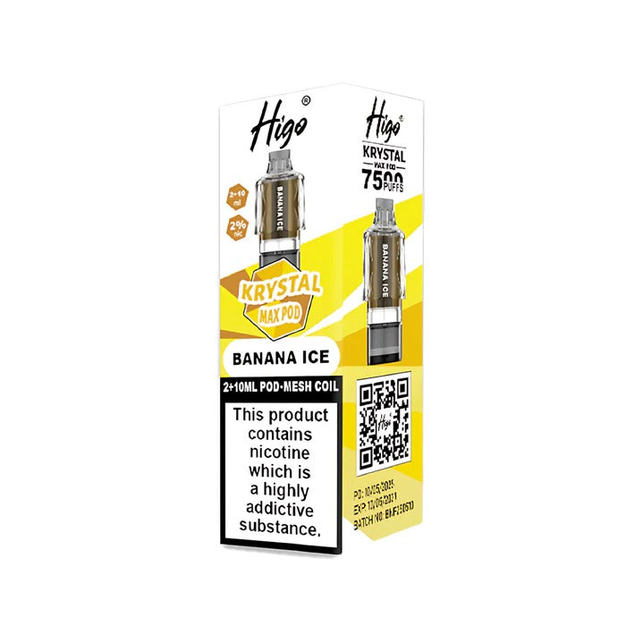 Higo Krystal Max Prefilled Pods Banana Ice