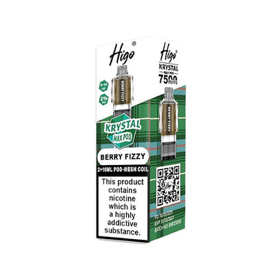 Higo Krystal Max Prefilled Pods Berry Fizzy