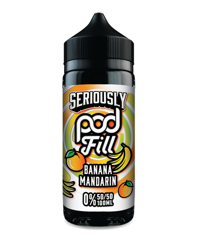 Doozy's Seriously Pod Fill Banana Mandarin 100ml E-liquid