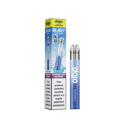 Vaporesso Dojo Blast 2000 Go Prefilled Pod Blueberry Sour Raspberry Vape Kit
