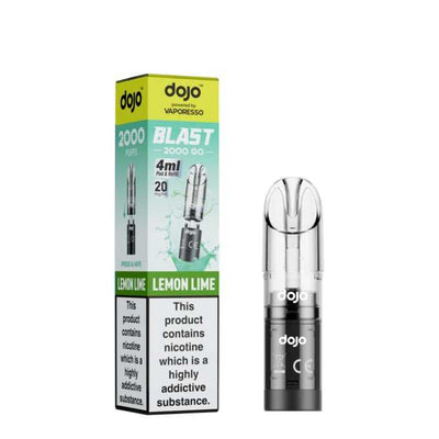 Vaporesso Dojo Blast 2000 Go Compliant Lemon Lime Prefilled Pod