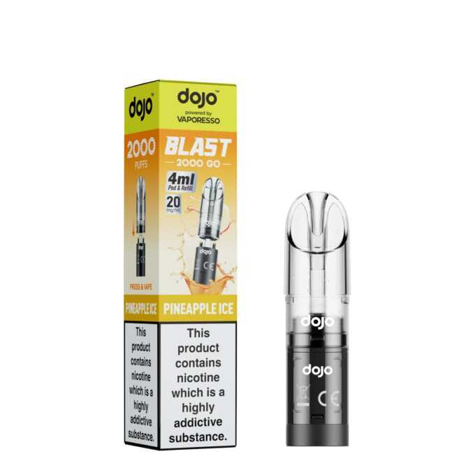 Vaporesso Dojo Blast 2000 Go Compliant Pineapple Ice Prefilled Pod