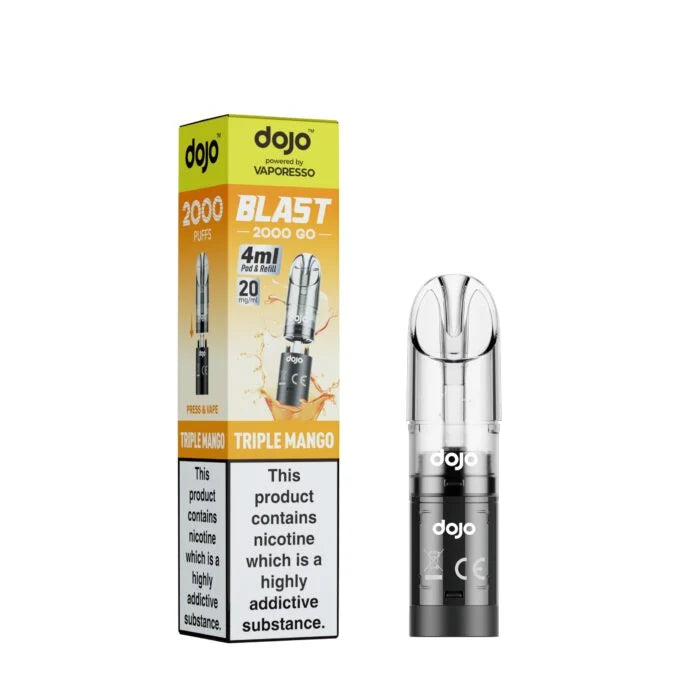 Vaporesso Dojo Blast 2000 Go Compliant Triple Mango Prefilled Pod