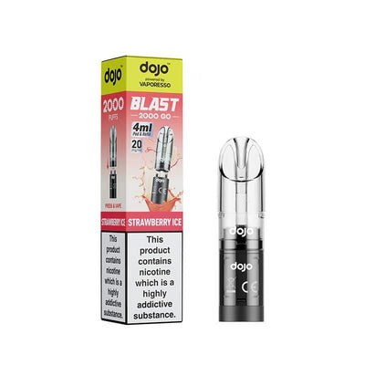 Vaporesso Dojo Blast 2000 Go Compliant Strawberry Ice Prefilled Pod