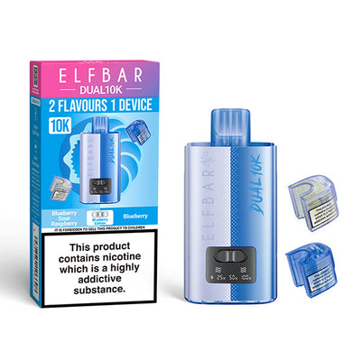 Elf Bar Dual 10K Blueberry Edition Prefilled Pod Vape Kit