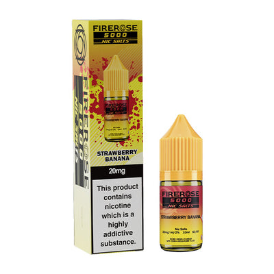 Elux Firerose 5000 Strawberry Banana 10mg Nic Salts