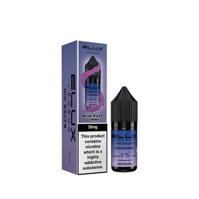 Elux Legend Blue Razz Gummy 10mg Nic Salts