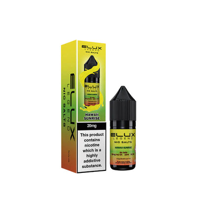 Elux Legend Hawaii Sunrise 10mg Nic Salts