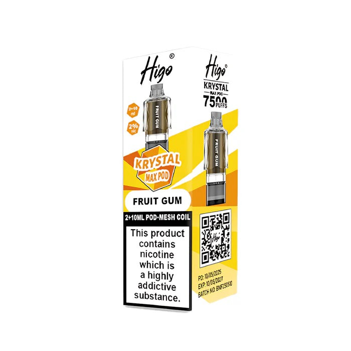 Higo Krystal Max Prefilled Pods Fruit Gum