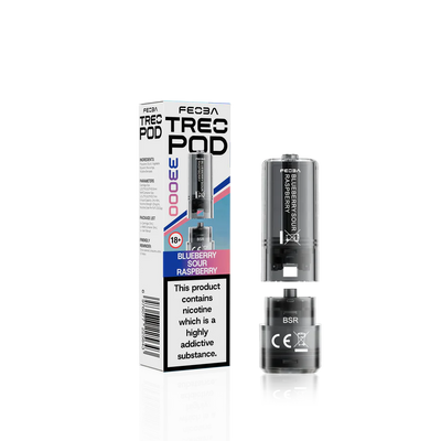 Feoba Treo 33K Blueberry Sour Raspberry Prefilled Replacement Pods