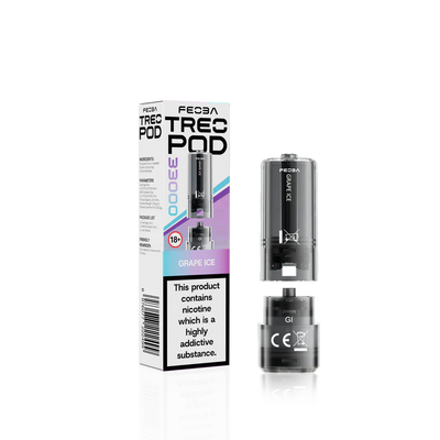 Feoba Treo 33K Grape Ice Prefilled Replacement Pods