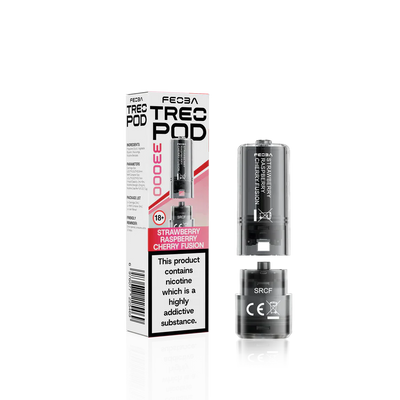 Feoba Treo 33K Strawberry Raspberry Cherry Fusion Prefilled Replacement Pods