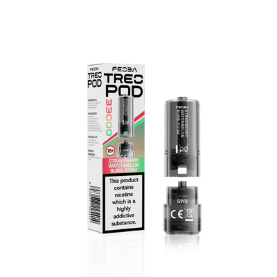 Feoba Treo 33K Strawberry Watermelon Bubblegum Prefilled Replacement Pods