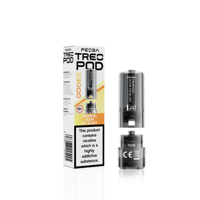 Feoba Treo 33K Tropical Sour Ice Blast Prefilled Replacement Pods