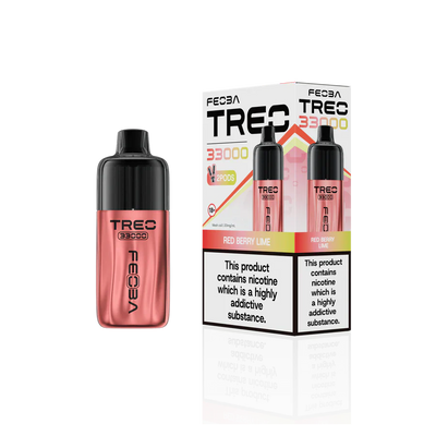 Feoba Treo 33K Red Berry Lime Prefilled Pod Kit
