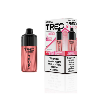 Feoba Treo 33K Strawberry Raspberry Cherry Fusion Prefilled Pod Kit
