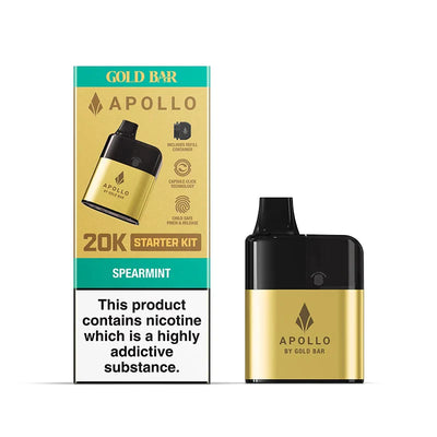 Goldbar 20K Apollo Spearmint AIO Big Puff Device