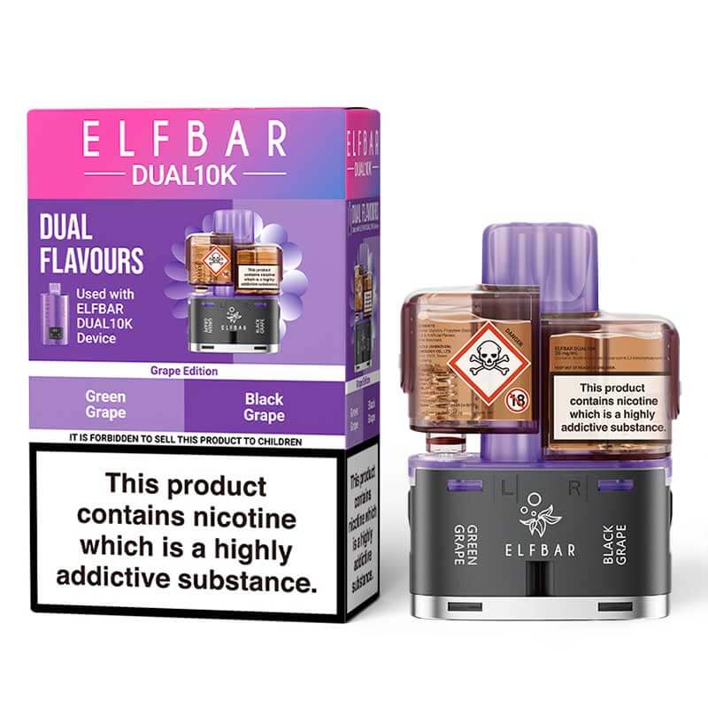 Elf Bar Dual 10K Grape Edition Prefilled Pods