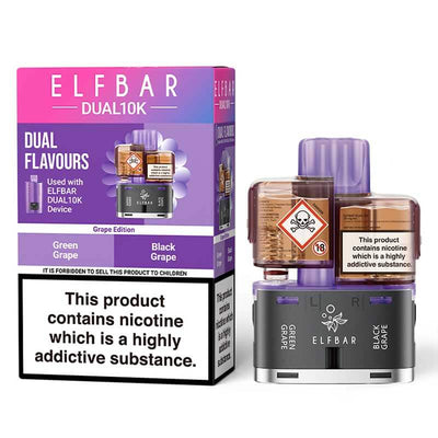 Elf Bar Dual 10K Grape Edition Prefilled Pods