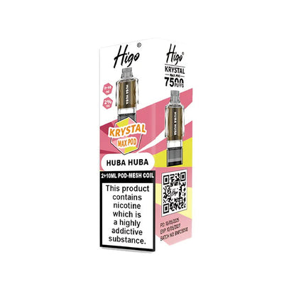 Higo Krystal Max Prefilled Pods Huba Huba