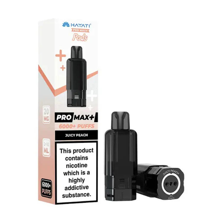 Hayati Pro Max Plus 6000 Juicy Peach Replacement Pods