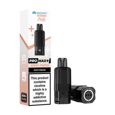 Hayati Pro Max Plus 6000 Juicy Peach Replacement Pods