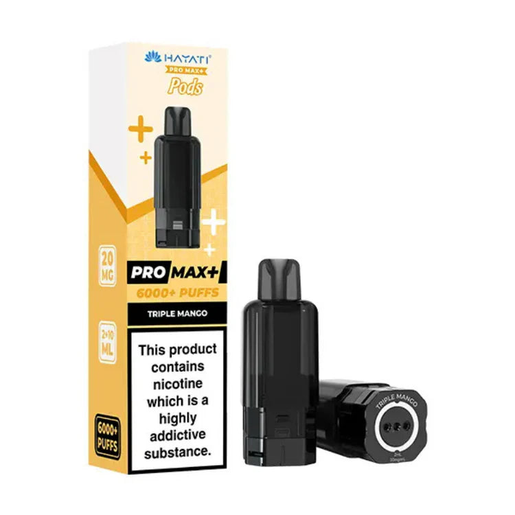 Hayati Pro Max Plus 6000 Triple Mango Replacement Pods