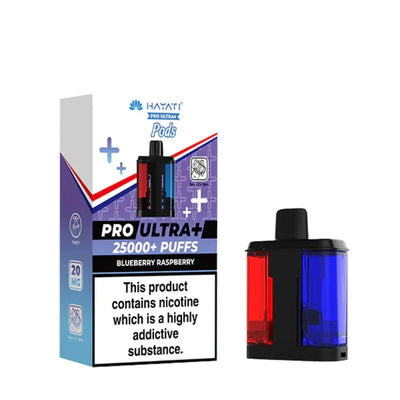 Hayati Pro Ultra Plus 25000 Blueberry Raspberry Replacement Pods