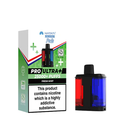 Hayati Pro Ultra Plus 25000 Fresh Mint Replacement Pods