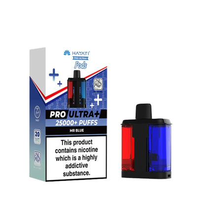 Hayati Pro Ultra Plus 25000 Mr Blue Replacement Pods