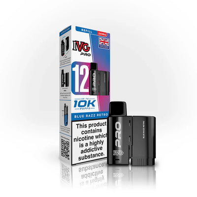 IVG Pro 12 Blue Razz Retro Prefilled Pod
