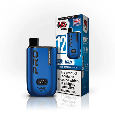 IVG Pro 12 Blue Raspberry Ice Prefilled Pod Kit