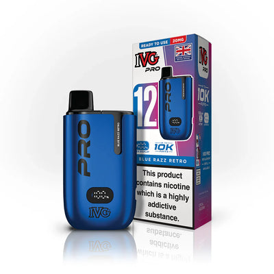 IVG Pro 12 Blue Razz Retro Prefilled Pod Kit