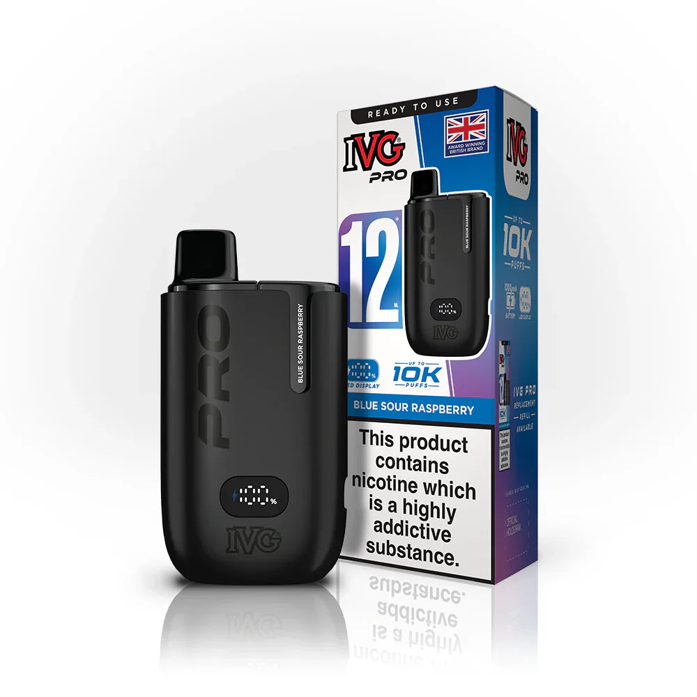 IVG Pro 12 Blue Sour Raspberry Prefilled Pod Kit
