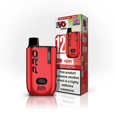 IVG Pro 12 Sour Cherry Watermelon Prefilled Pod Kit