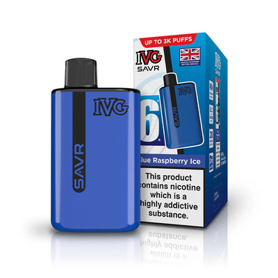 IVG SAVR Blue Raspberry Ice Prefilled Pod Kit