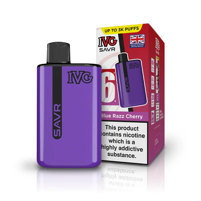 IVG SAVR Blue Razz Cherry Prefilled Pod Kit