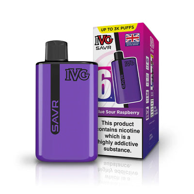 IVG SAVR Blue Sour Raspberry Prefilled Pod Kit