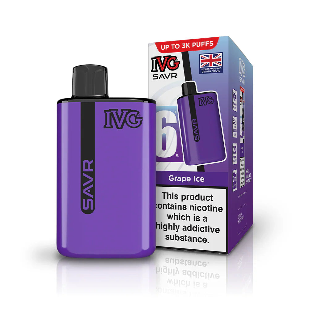 IVG SAVR Grape Ice Prefilled Pod Kit