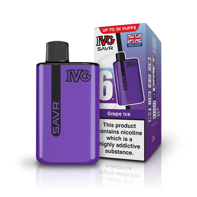 IVG SAVR Grape Ice Prefilled Pod Kit
