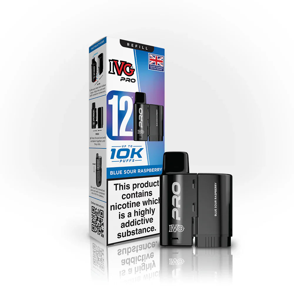 IVG Pro 12 Blue Sour Raspberry Prefilled Pod