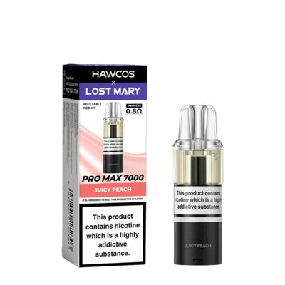 Hawcos x Lost Mary Pro Max 7000 Juicy Peach Replacement Pod