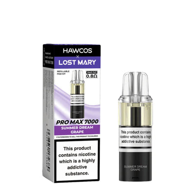 Hawcos x Lost Mary Pro Max 7000 Summer Dream Grape Replacement Pod