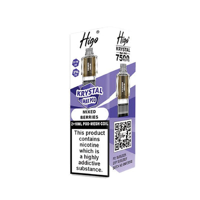Higo Krystal Max Prefilled Pods Mixed Berries