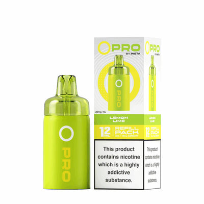 Insta O Pro Lemon Lime Prefilled Replacement Pod