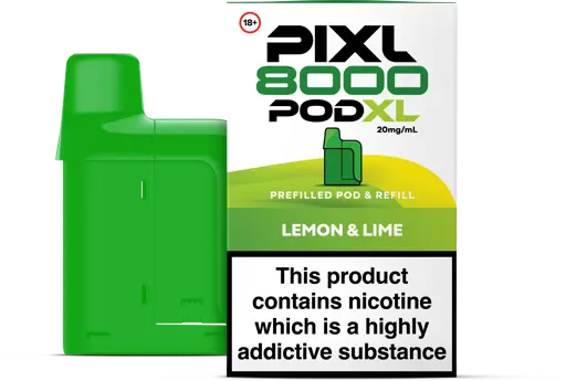 PIXL 8000 Lemon & Lime Compliant Post June 1st Prefilled Pod