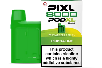 PIXL 8000 Lemon & Lime Compliant Post June 1st Prefilled Pod