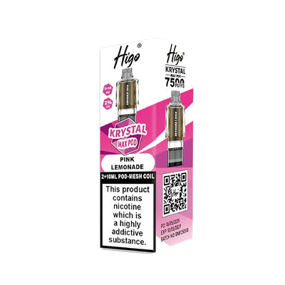 Higo Krystal Max Prefilled Pods Pink Lemonade